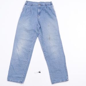 80s Streetwear Mens 29x30 Loose Fit Tapered Jeans